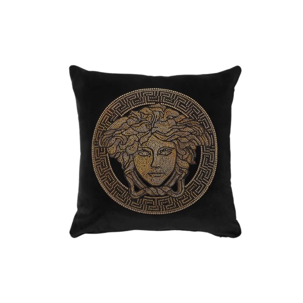 Versace Μαξιλάρι 45cm μαύρο σειρά Icon Versace Μαξιλάρι 45cm μαύρο σειρά Icon