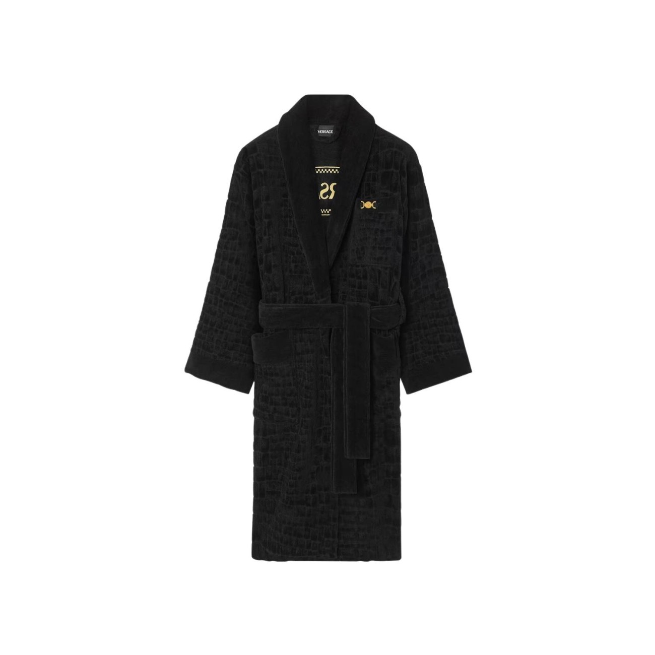 Versace Μπουρνούζι μαύρο extra large σειρά Medusa 95 Μπουρνούζια