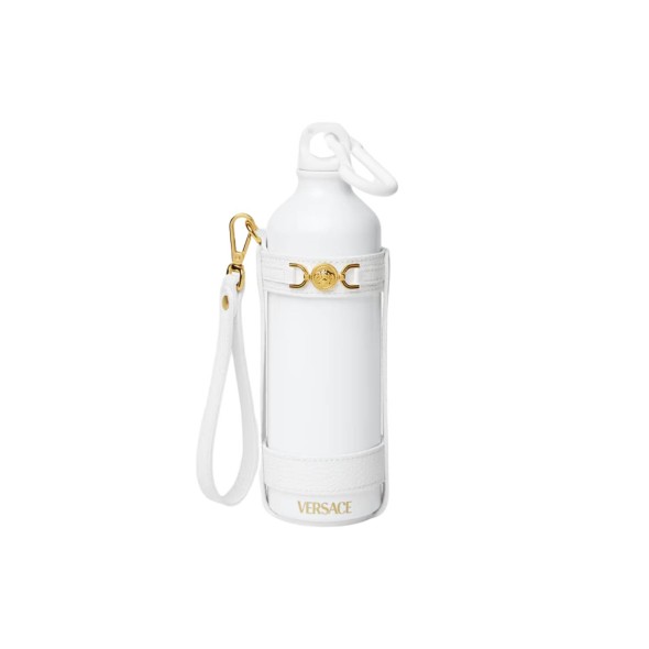 Versace Μπουκάλι θερμός 500ml & δερμάτινη θήκη λευκό σειρά Medusa 95