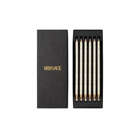 Versace Μολύβια σετ 6 τεμ. λευκό σειρά Medusa Gala Versace Μολύβια σετ 6 τεμ. λευκό σειρά Medusa Gala