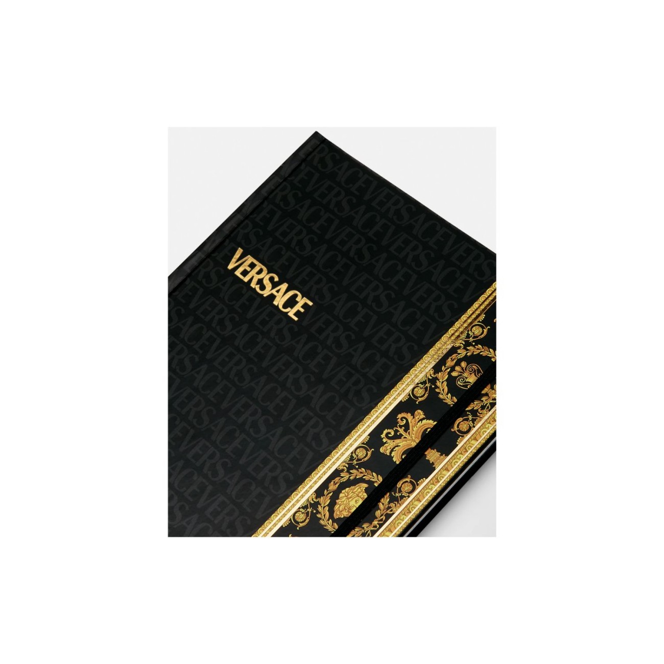 Versace Σημειωματάριο μαύρο/χρυσό σειρά Heart Baroque  Νέα Είδη
