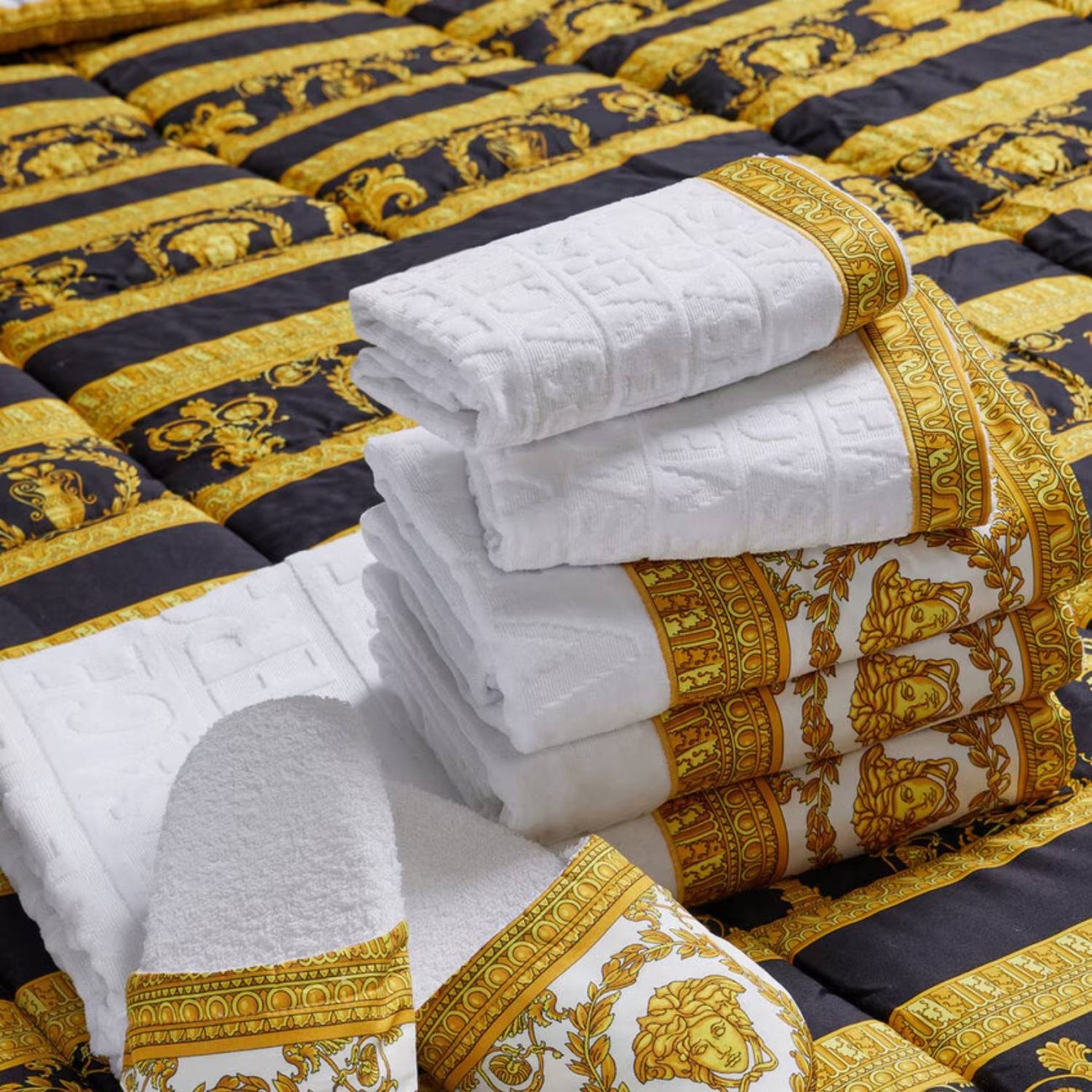 Versace Πετσέτες σετ 5 τεμ. λευκό σειρά I Heart Baroque Πετσέτες