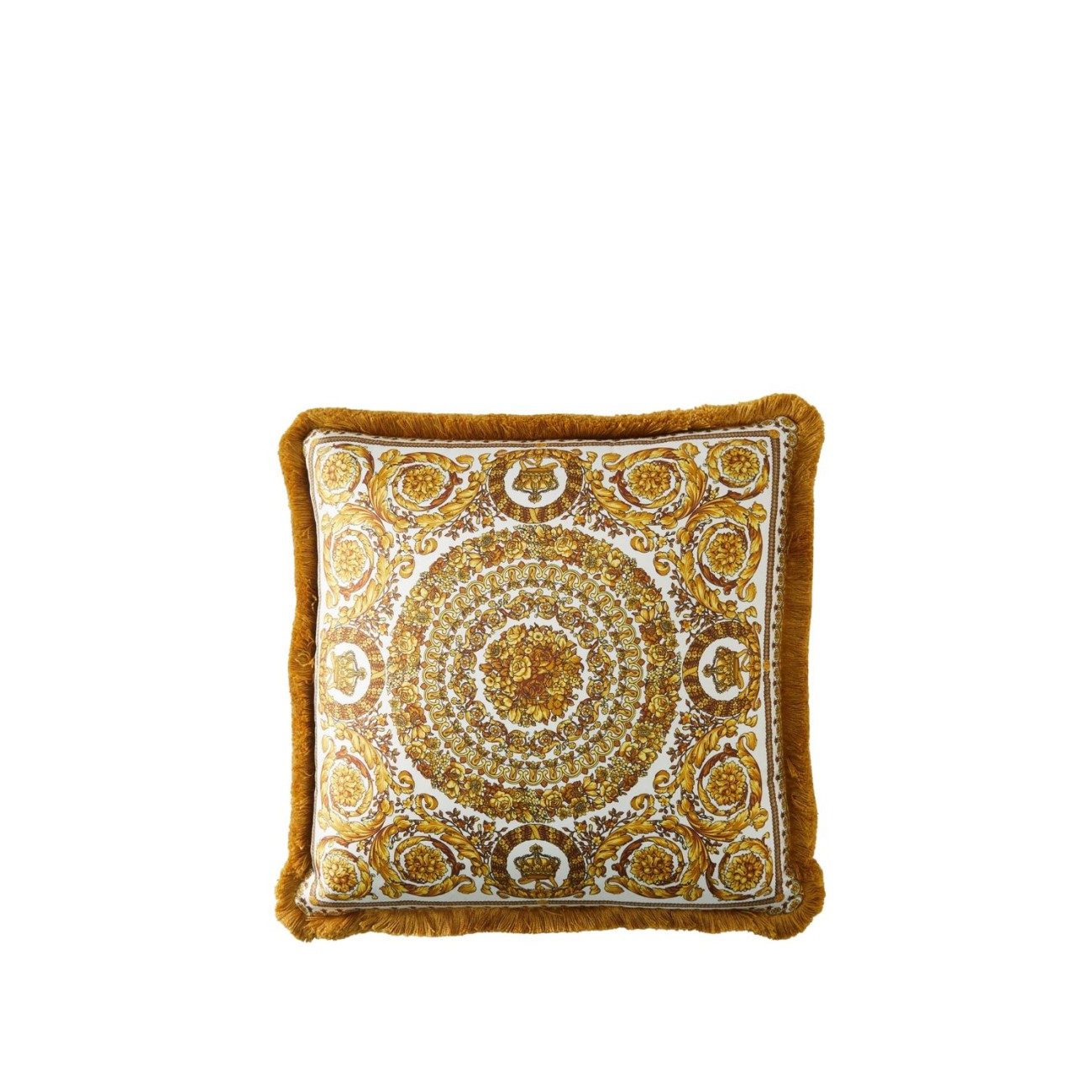 Versace Μαξιλάρι διακοσμητικό 45x45cm λευκό/χρυσό σειρά Heritage Baroque Μαξιλάρια/Throws