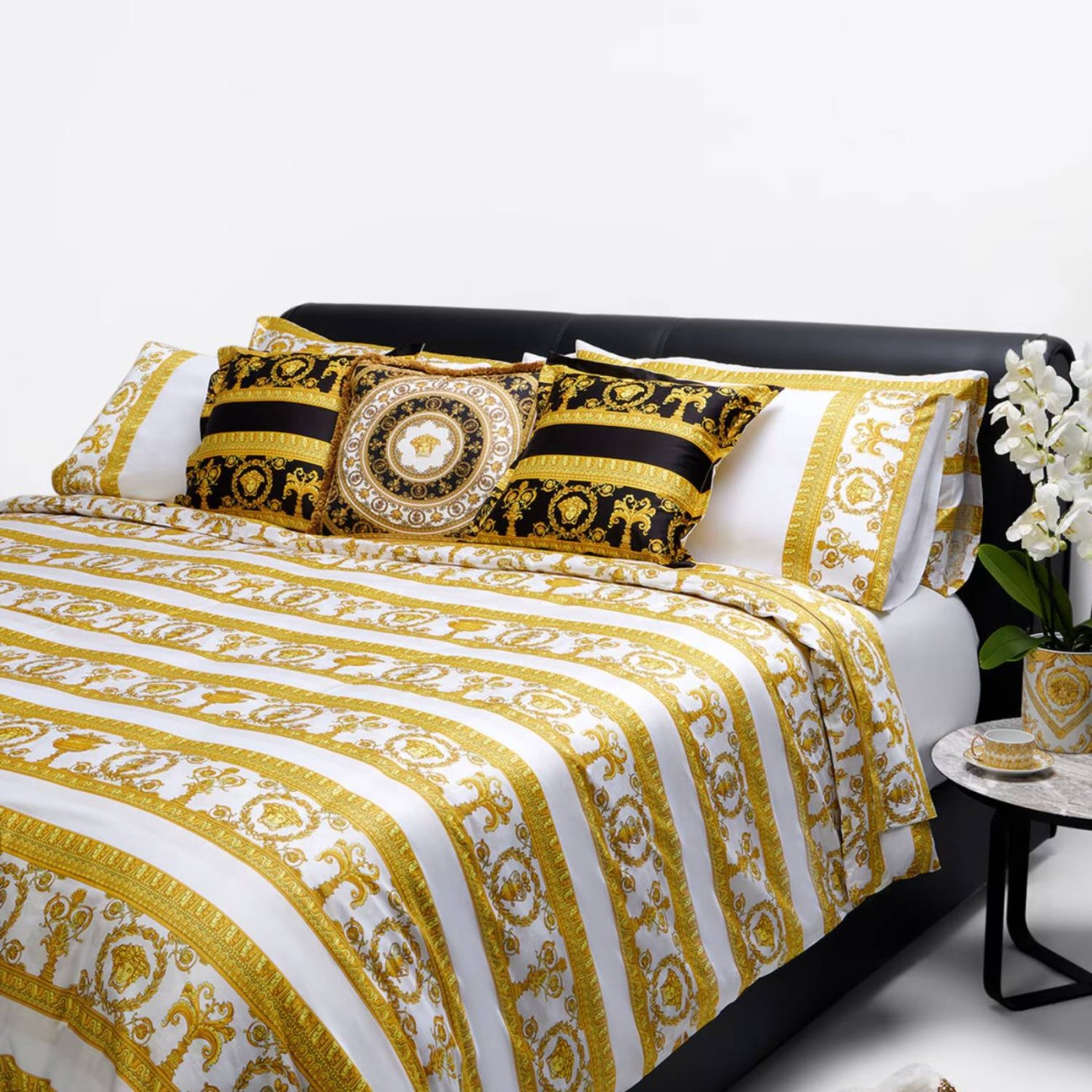 Versace Παπλωματοθήκη 220x260cm λευκό/χρυσό σειρά I Heart Baroque Παπλωματοθήκες