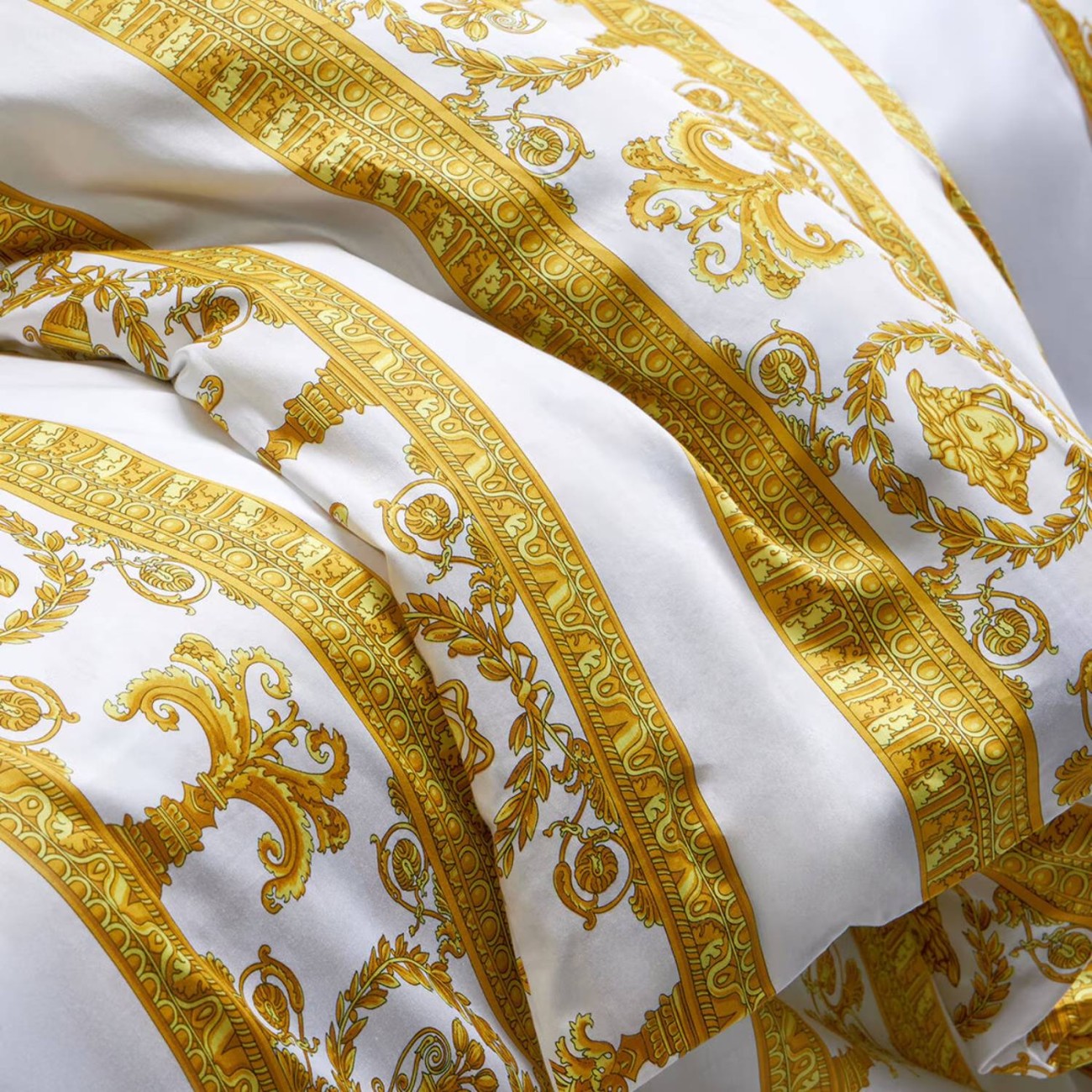 Versace Παπλωματοθήκη 220x260cm λευκό/χρυσό σειρά I Heart Baroque Παπλωματοθήκες