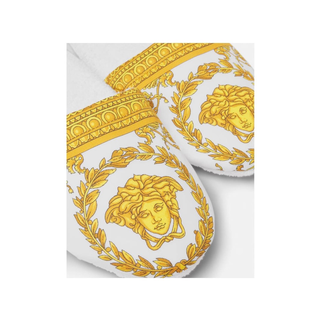 Versace Παντόφλες λευκό large σειρά I Heart Baroque Μπουρνούζια