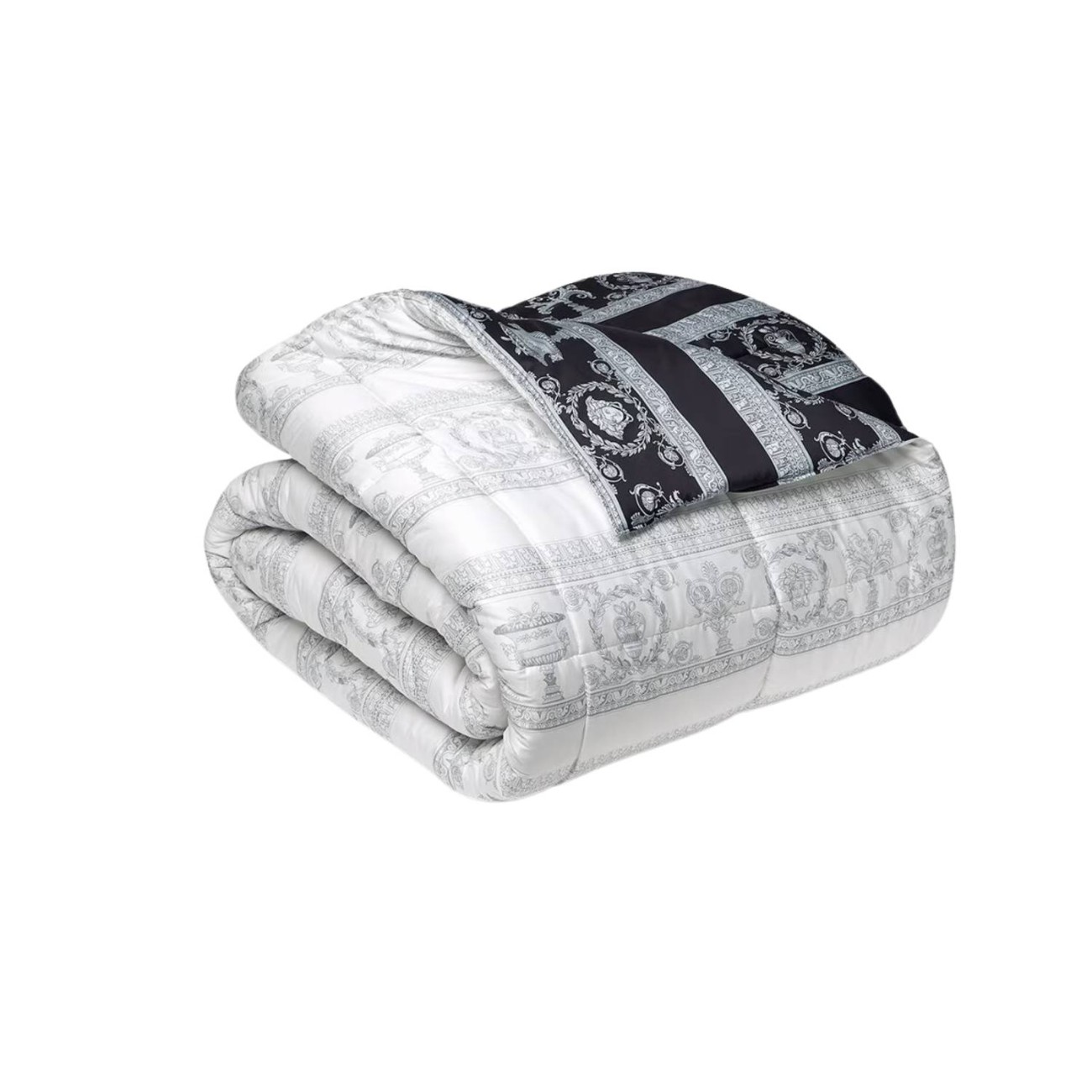 Versace Πάπλωμα διπλής όψης 270x270cm μαύρο/λευκό σειρά I Heart Baroque Παπλώματα