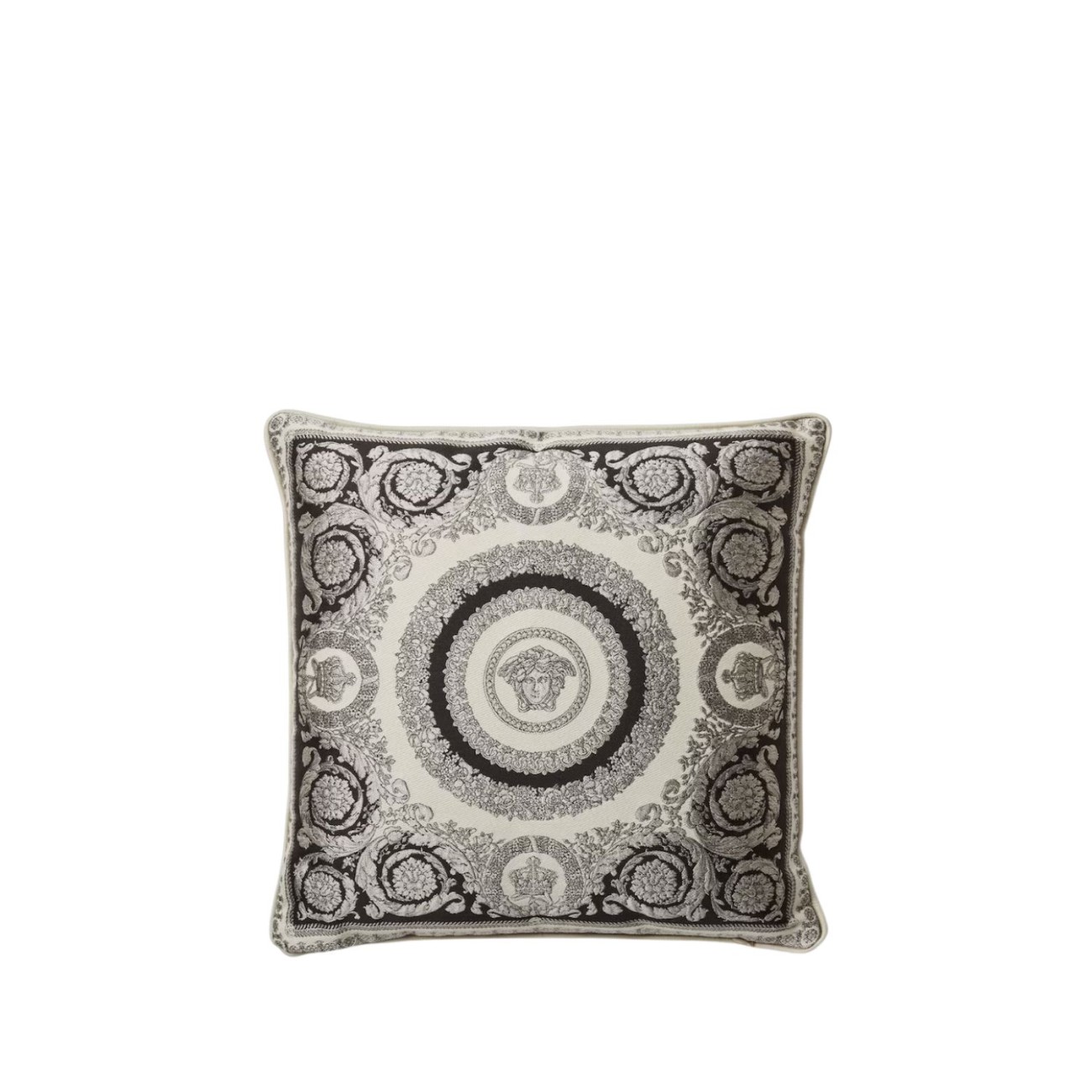 Versace Μαξιλάρι διακοσμητικό 45x45cm γκρι σειρά Crete de fleur Μαξιλάρια/Throws