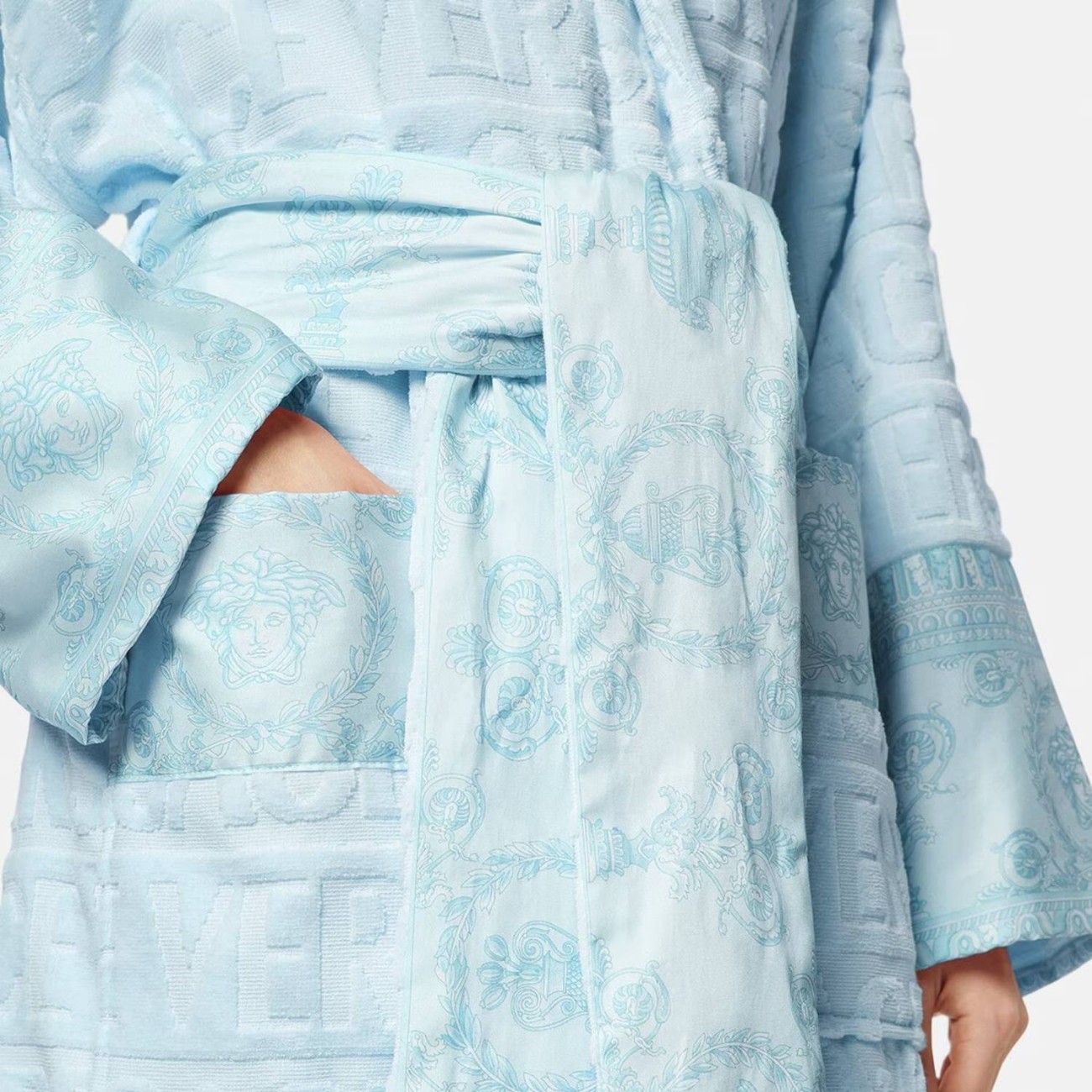 Versace Μπουρνούζι μπλε medium σειρά I Heart Baroque Μπουρνούζια