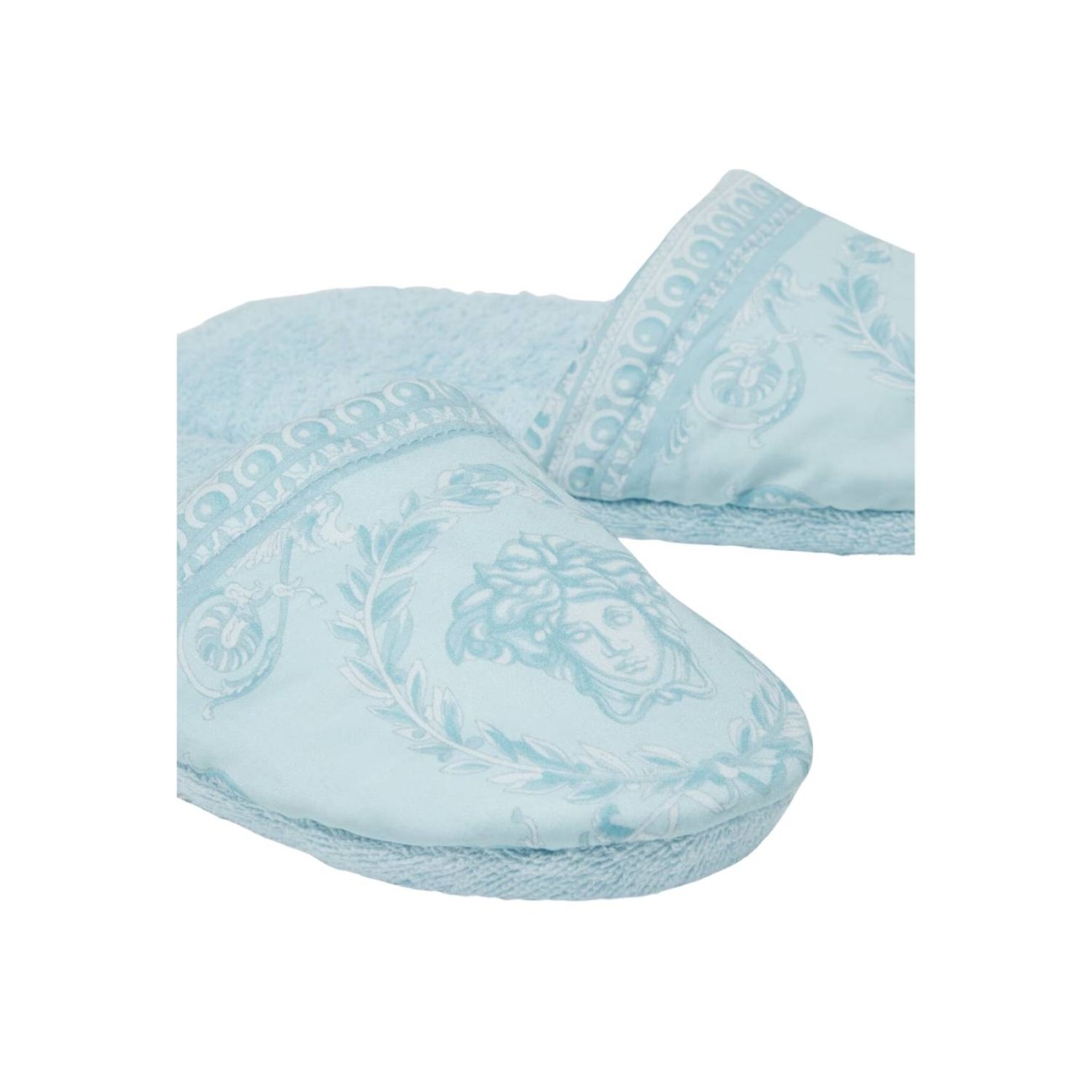 Versace Παντόφλες μπλε medium σειρά I Heart Baroque Μπουρνούζια