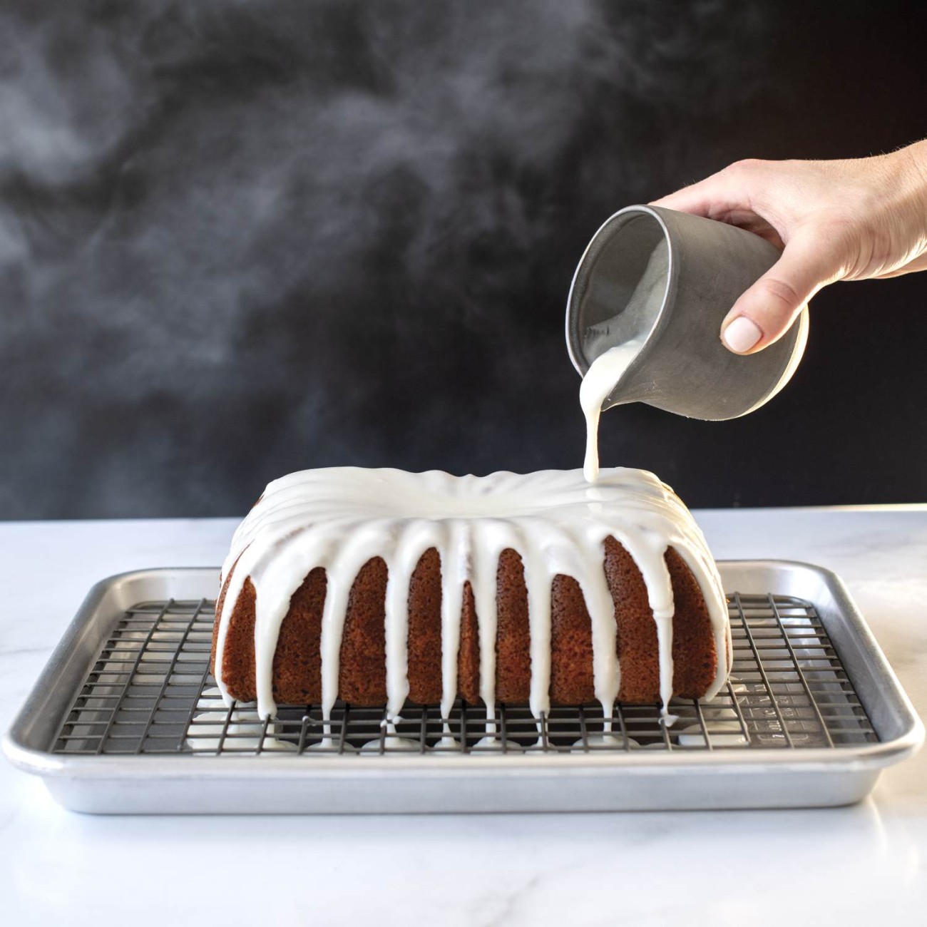 Nordic Ware Φόρμα για κέικ κλασσικό σε μακρόστενο σχήμα 25,5x15,5x8εκ. σειρά Premier Gold Φόρμες Κέικ