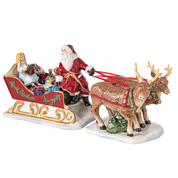 Villeroy & Boch Διακοσμητικό 36Χ14Χ17cm Sleigh Nostalgia Αγ.Βασίλης με έλκηθρο σειρά Christmas Toys Villeroy & Boch Διακοσμητικό 36Χ14Χ17cm Sleigh Nostalgia Αγ.Βασίλης με έλκηθρο σειρά Christmas Toys