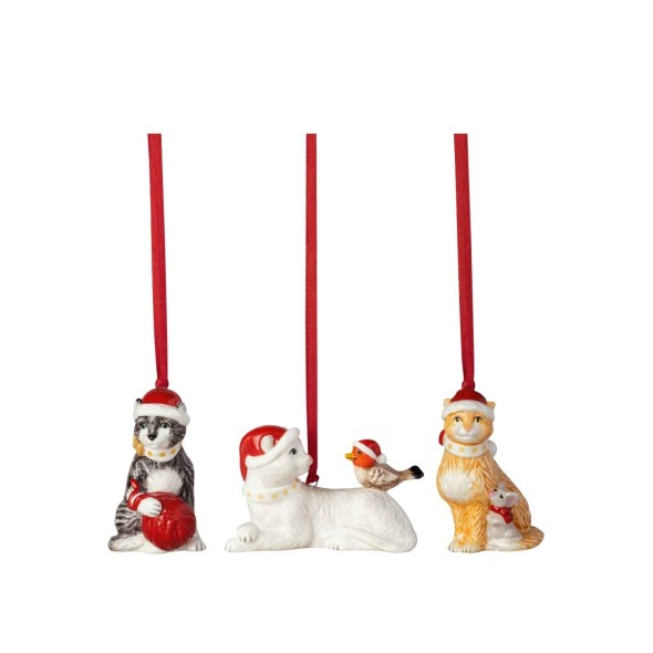 Villeroy & Boch Στολίδι πορσελάνινο σετ 3 τεμ. Cats σειρά Nostalgic Ornaments Villeroy & Boch Στολίδι πορσελάνινο σετ 3 τεμ. Cats σειρά Nostalgic Ornaments