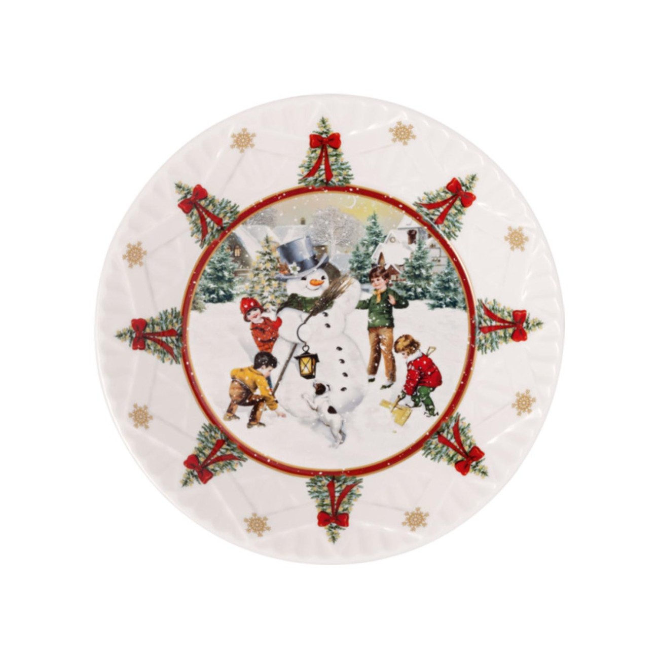 Villeroy & Boch Μπωλ μεγάλο 24 εκ. Snowman σειρά Toy's Fantasy Χριστουγεννιάτικα