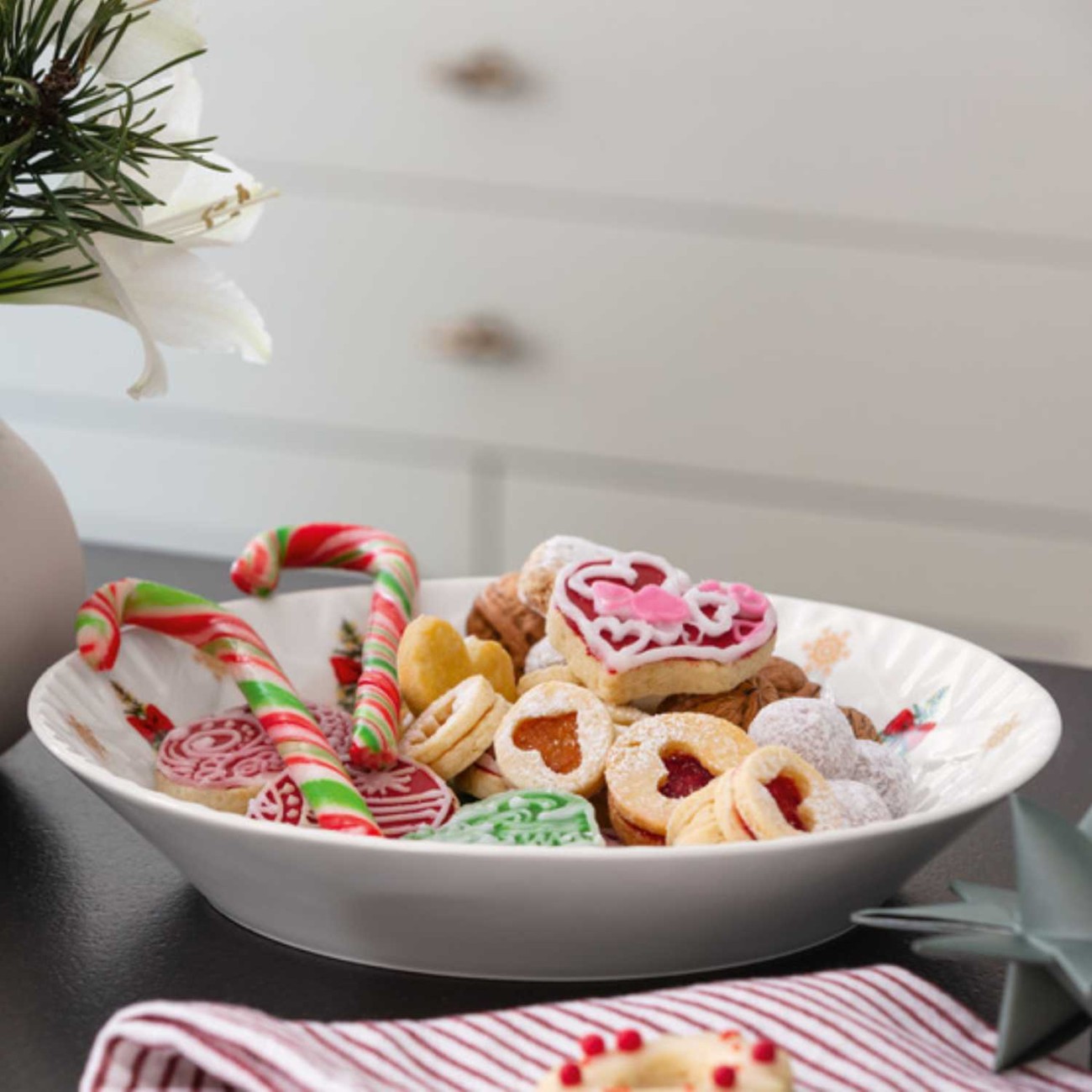 Villeroy & Boch Μπωλ μεγάλο 24 εκ. Snowman σειρά Toy's Fantasy Χριστουγεννιάτικα