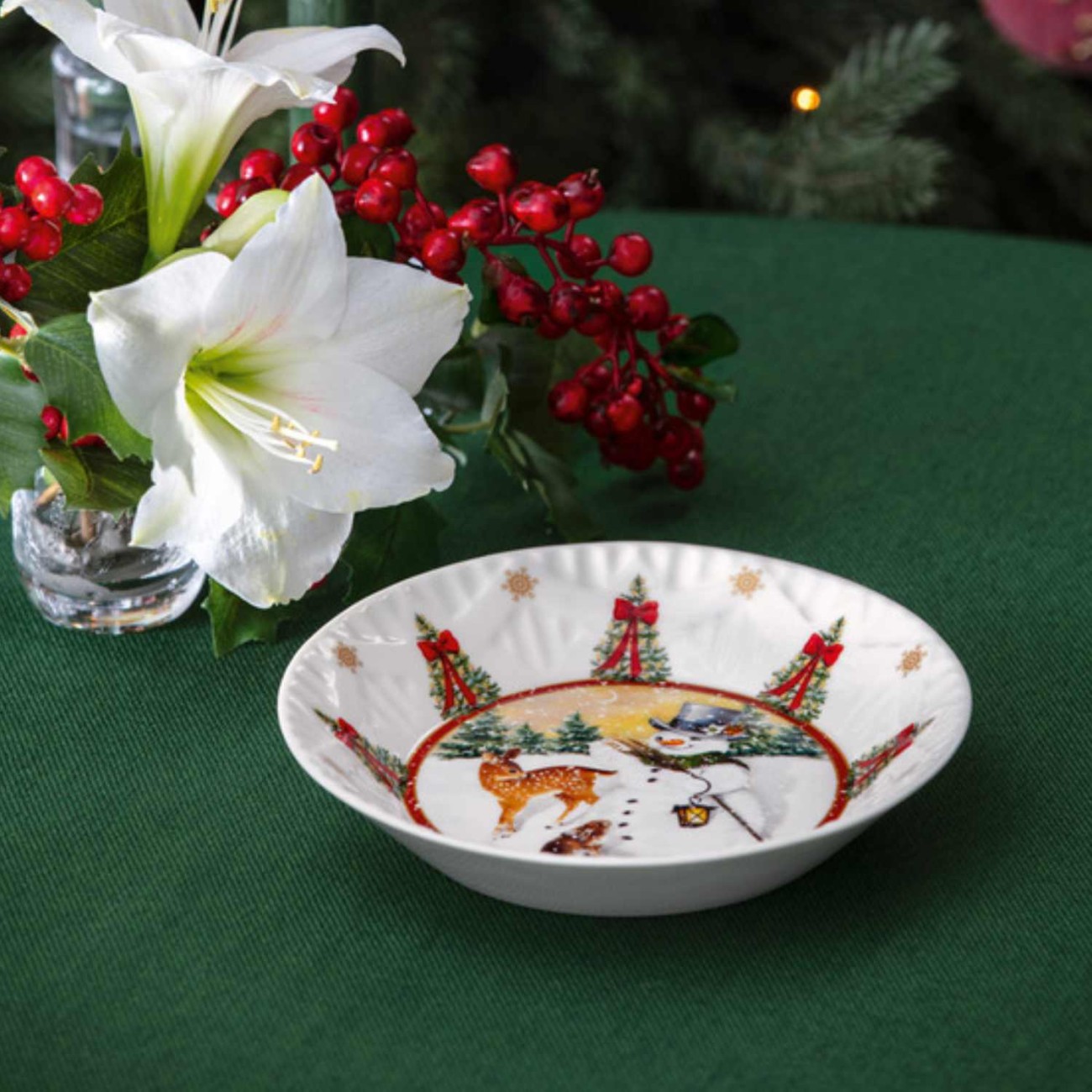 Villeroy & Boch Μπωλ μικρό 17 εκ. Snowman σειρά Toy's Fantasy Χριστουγεννιάτικα