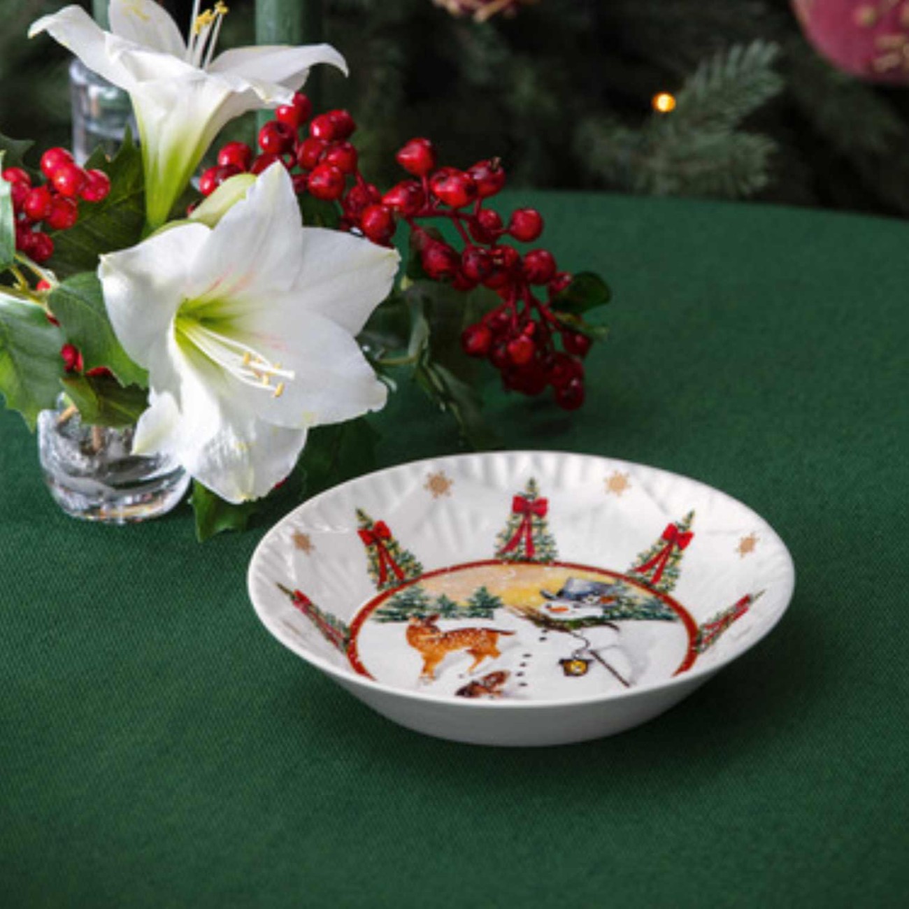 Villeroy & Boch Μπωλ μικρό 17 εκ. Snowman σειρά Toy's Fantasy Χριστουγεννιάτικα
