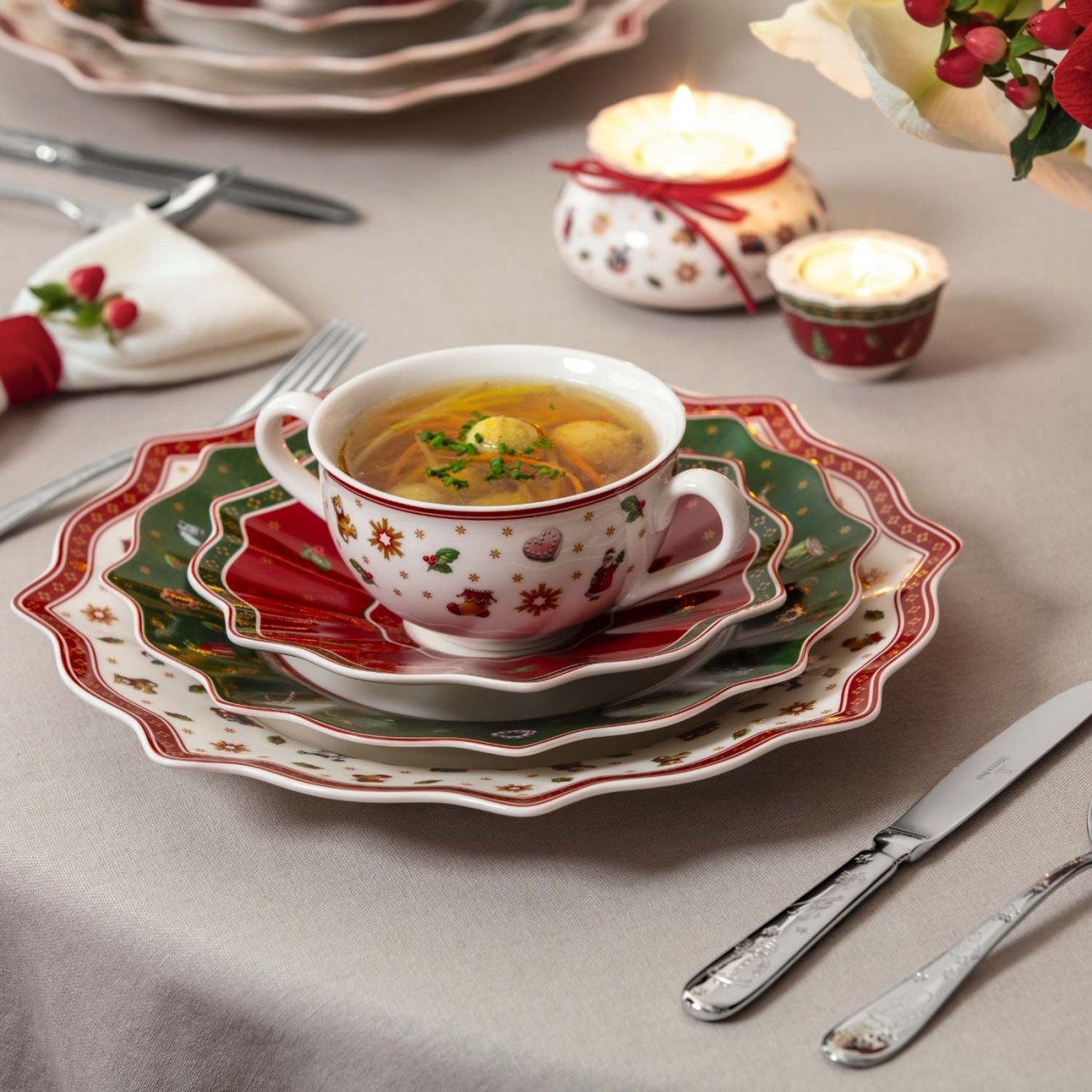Villeroy & Boch Μπολ κονσομέ 0,25 λτ. σειρά Toy's Delight Χριστουγεννιάτικα