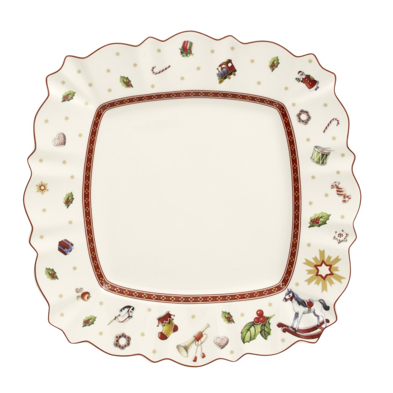 Villeroy & Boch Πιατέλα/πιάτο φαγητού τετράγωνη 28,5x28,5cm σειρά Toy's Delight 