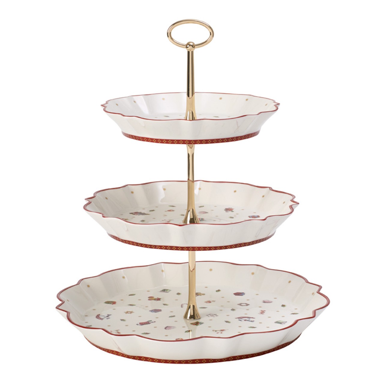 Villeroy & Boch Πιατέλλα τριπλή 33 εκ. σειρά Toy's Delight                                                    Χριστουγεννιάτικα