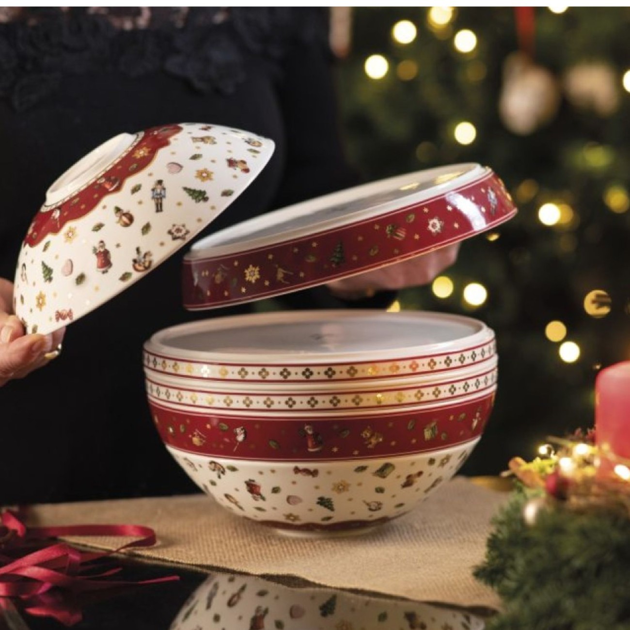 Villeroy & Boch Σετ 7 τεμ. La Boule σειρά Toy's Delight Χριστουγεννιάτικα