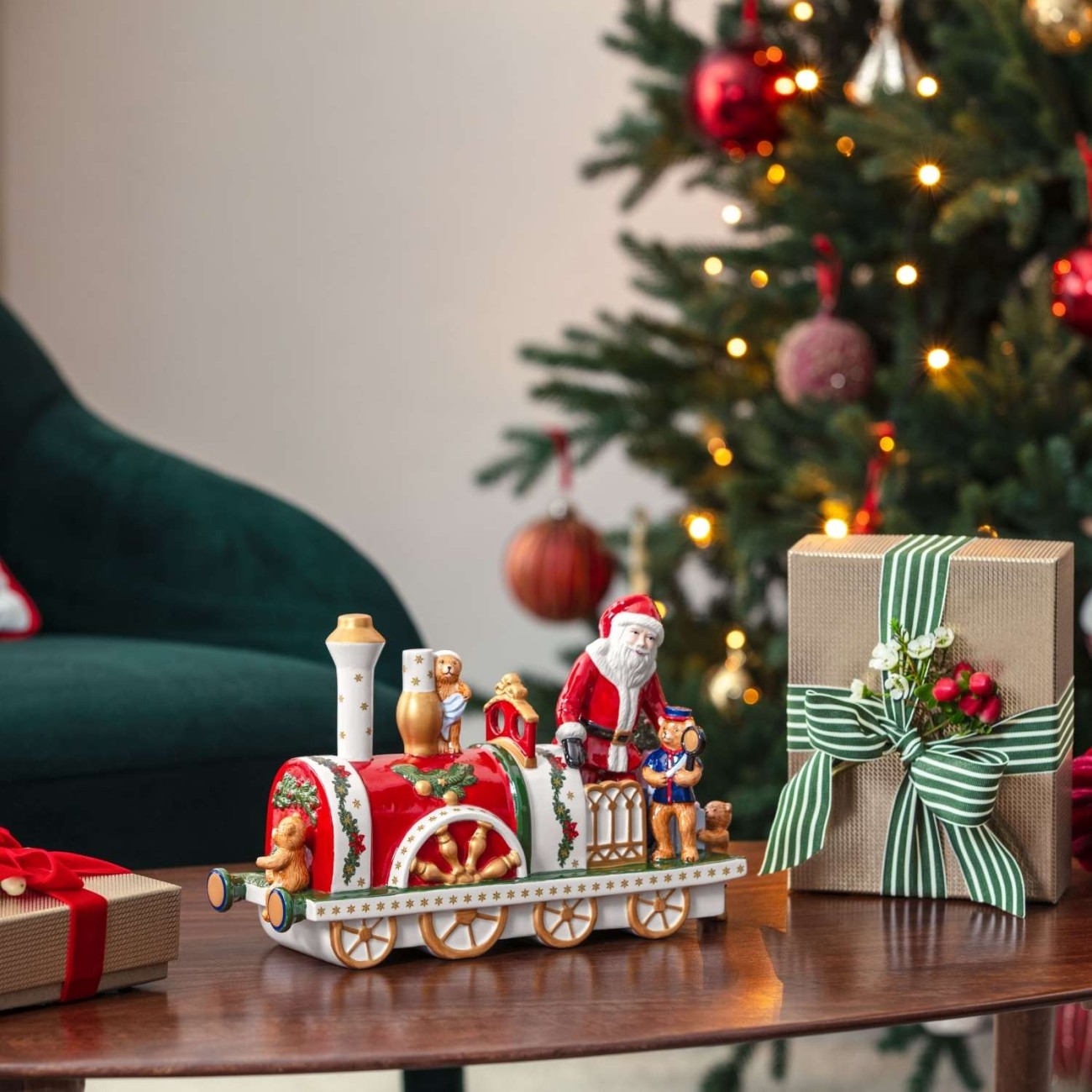 Villeroy & Boch Διακοσμητικό τρένο 31Χ12Χ19 εκ. σειρά Christmas Toys Memory Χριστουγεννιάτικα