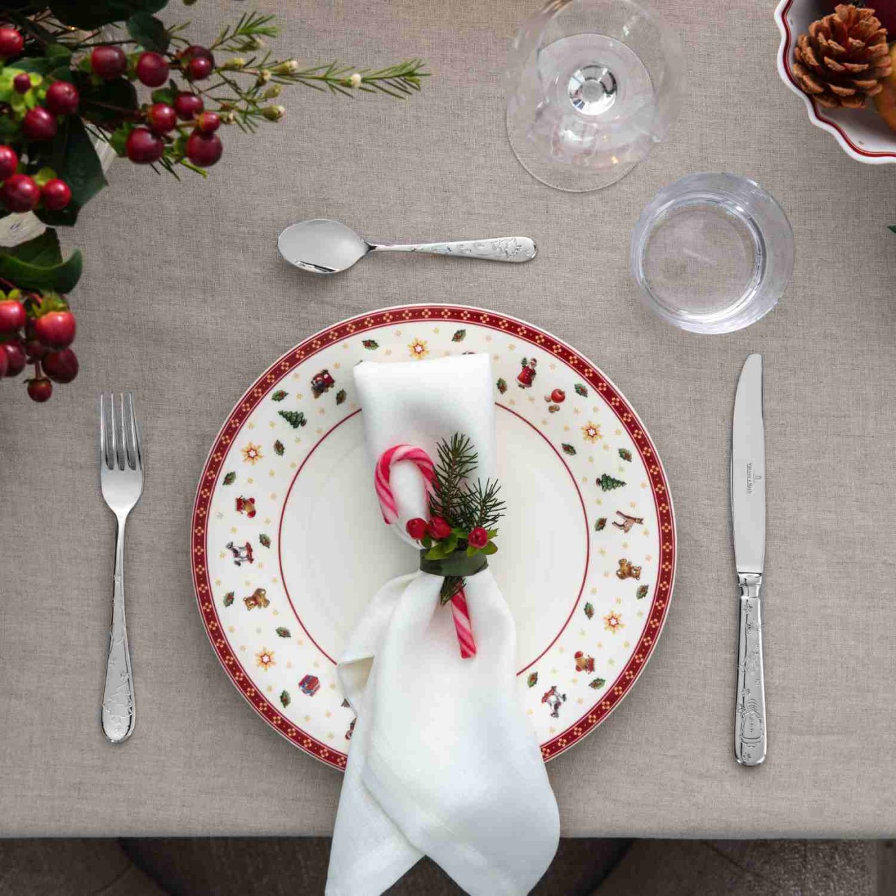 Villeroy & Boch Πιάτο φαγητού 27 εκ. White σειρά Toy's Delight Specials Χριστουγεννιάτικα