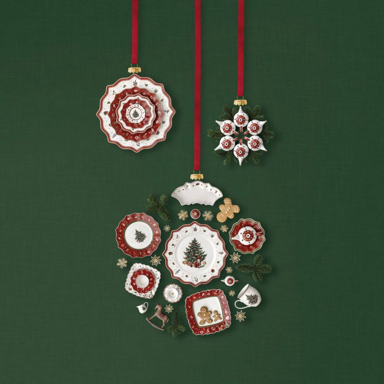 Villeroy & Boch Φλυτζάνι τσαγιού ρεσώ 9,8Χ9,8Χ4 εκ. σειρά Toy's Delight Decoration Χριστουγεννιάτικα