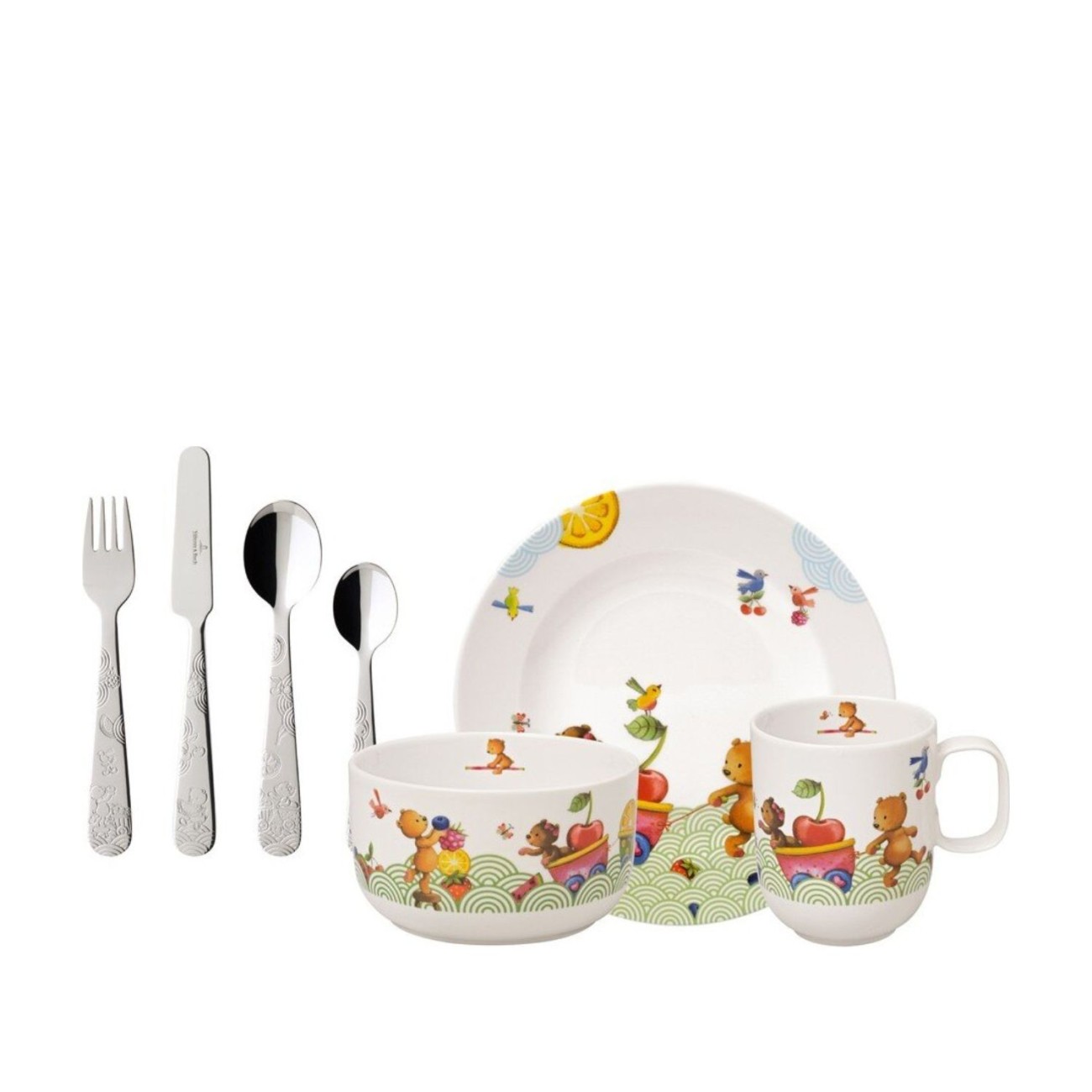 Villeroy & Boch Παιδικό σετ 7 τεμ σειρά Hungry as a Bear Παιδικά Σετ Φαγητού