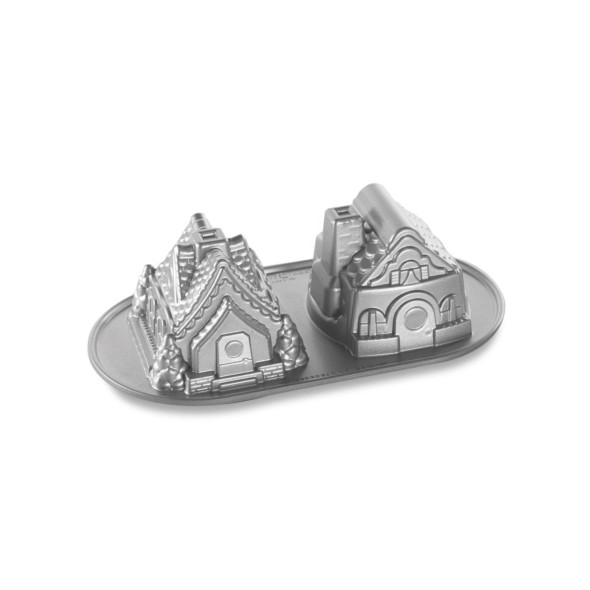 Nordic Ware Φόρμα για 2 κέικ GingerBread House 32x17x9εκ. σειρά Sparkling Silver Holiday Nordic Ware Φόρμα για 2 κέικ GingerBread House 32x17x9εκ. σειρά Sparkling Silver Holiday