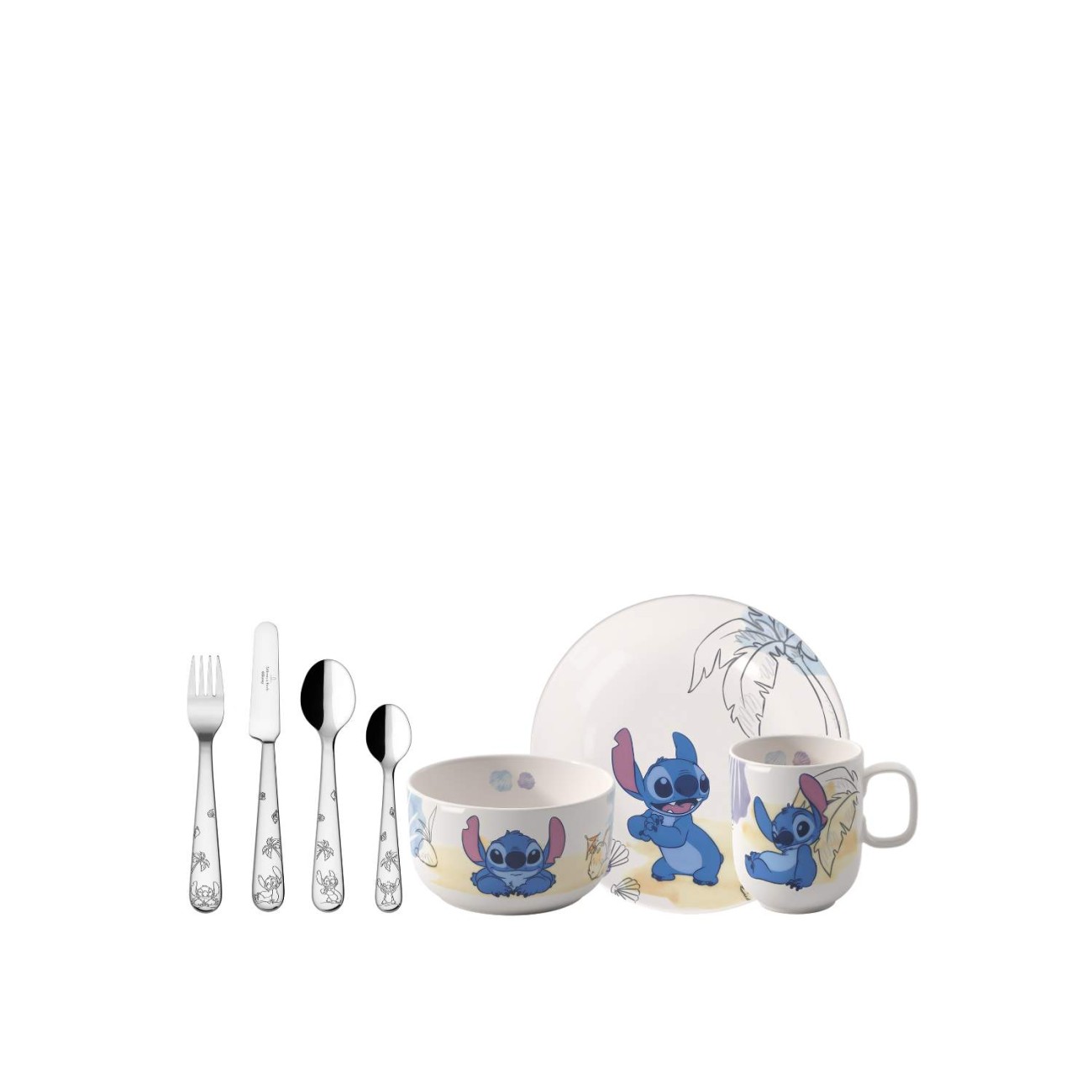 Villeroy & Boch Παιδικό σετ 7 τεμ. σειρά Disney Stitch Παιδικά Σετ Φαγητού