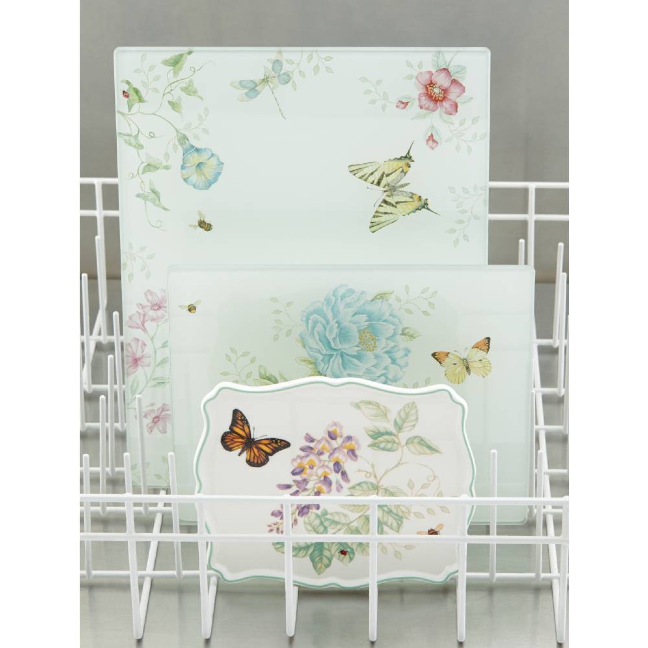 Lenox Βάση κοπής& δίσκος 33.02 x 25.4 x 1.27εκ Butterfly Meadow Αξεσουάρ Σερβιρίσματος