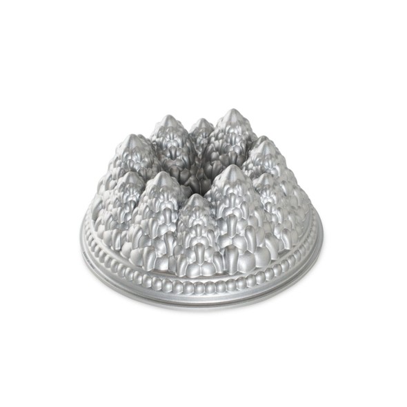 Nordic Ware Φόρμα για κέικ με τρύπα Pine Forest 25x11εκ. σειρά Sparkling Silver Holiday Nordic Ware Φόρμα για κέικ με τρύπα Pine Forest 25x11εκ. σειρά Sparkling Silver Holiday