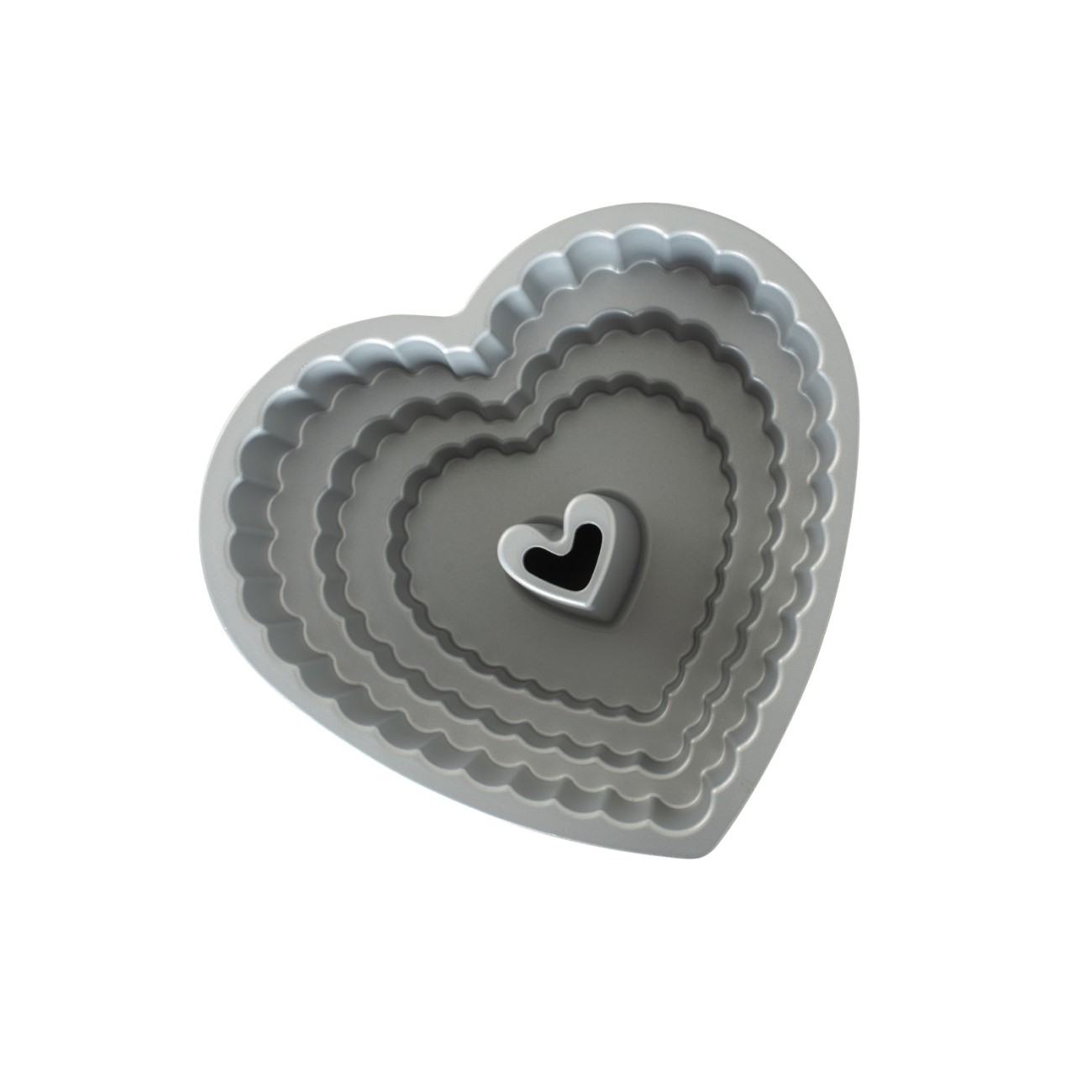 Nordic Ware Φόρμα για κέικ με τρύπα σε σχήμα καρδιάς 27x25x11,5εκ. σειρά Toffee Φόρμες Κέικ