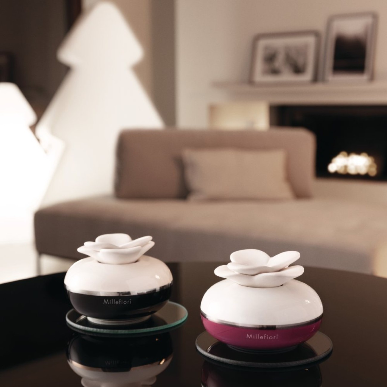 Millefiori Αρωματικό Diffuser λουλούδι μπεζ σειρά Air design Αρωματικά Στικς