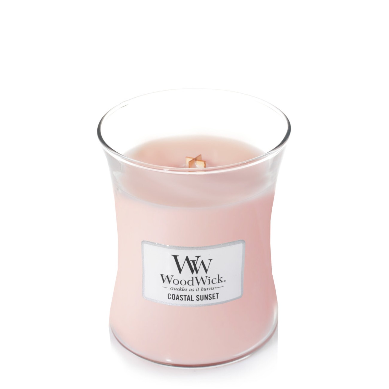 WoodWick Αρωματικό Κερί σε Γυάλινο Δοχείο Medium σειρά Coastal Sunset Γυάλινα δοχεία Woodwick