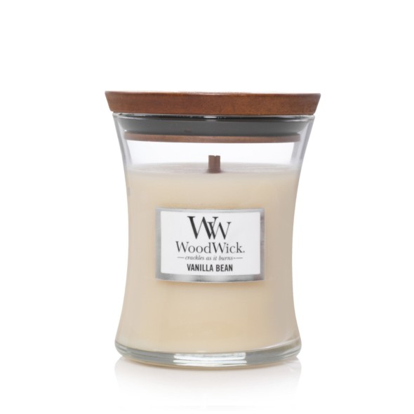 WoodWick Αρωματικό Κερί σε Γυάλινο Δοχείο Medium σειρά Vanilla Bean (275γρ.) WoodWick Αρωματικό Κερί σε Γυάλινο Δοχείο Medium σειρά Vanilla Bean (275γρ.)