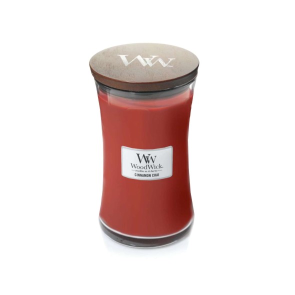 WoodWick Αρωματικό Κερί σε Γυάλινο Δοχείο Large σειρά Cinnamon Chai (610γρ.) WoodWick Αρωματικό Κερί σε Γυάλινο Δοχείο Large σειρά Cinnamon Chai (610γρ.)