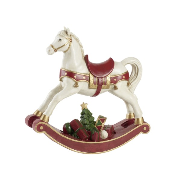 Villeroy & Boch Διακοσμητικό 32,8x10,8x32,5cm Rocking horse XL σειρά Winter Collage Accessoires Villeroy & Boch Διακοσμητικό 32,8x10,8x32,5cm Rocking horse XL σειρά Winter Collage Accessoires