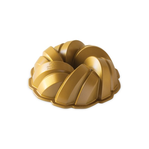 Nordic Ware Φόρμα για κέικ με τρύπα σε πλεκτό σχήμα 27,5x10,5εκ. σειρά Premier Gold Nordic Ware Φόρμα για κέικ με τρύπα σε πλεκτό σχήμα 27,5x10,5εκ. σειρά Premier Gold