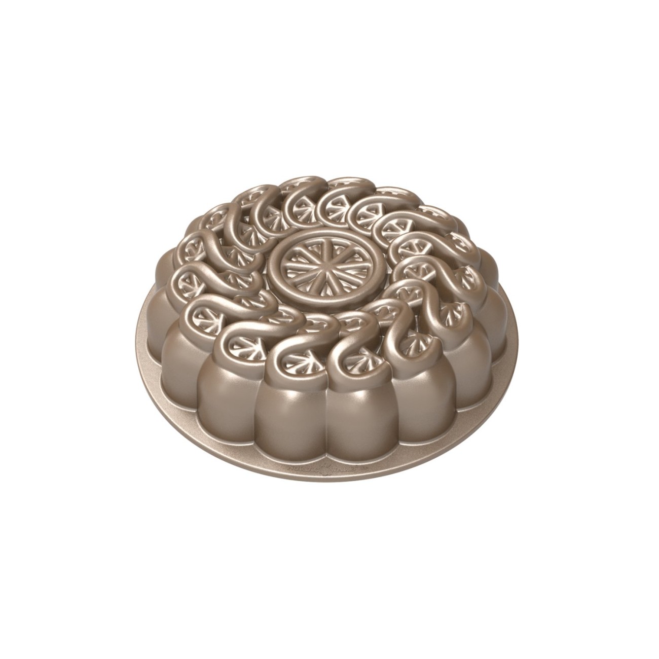 Nordic Ware Φόρμα για κέικ στρογγυλό Twist 25,5x6,5εκ. σειρά Toffee Φόρμες Κέικ