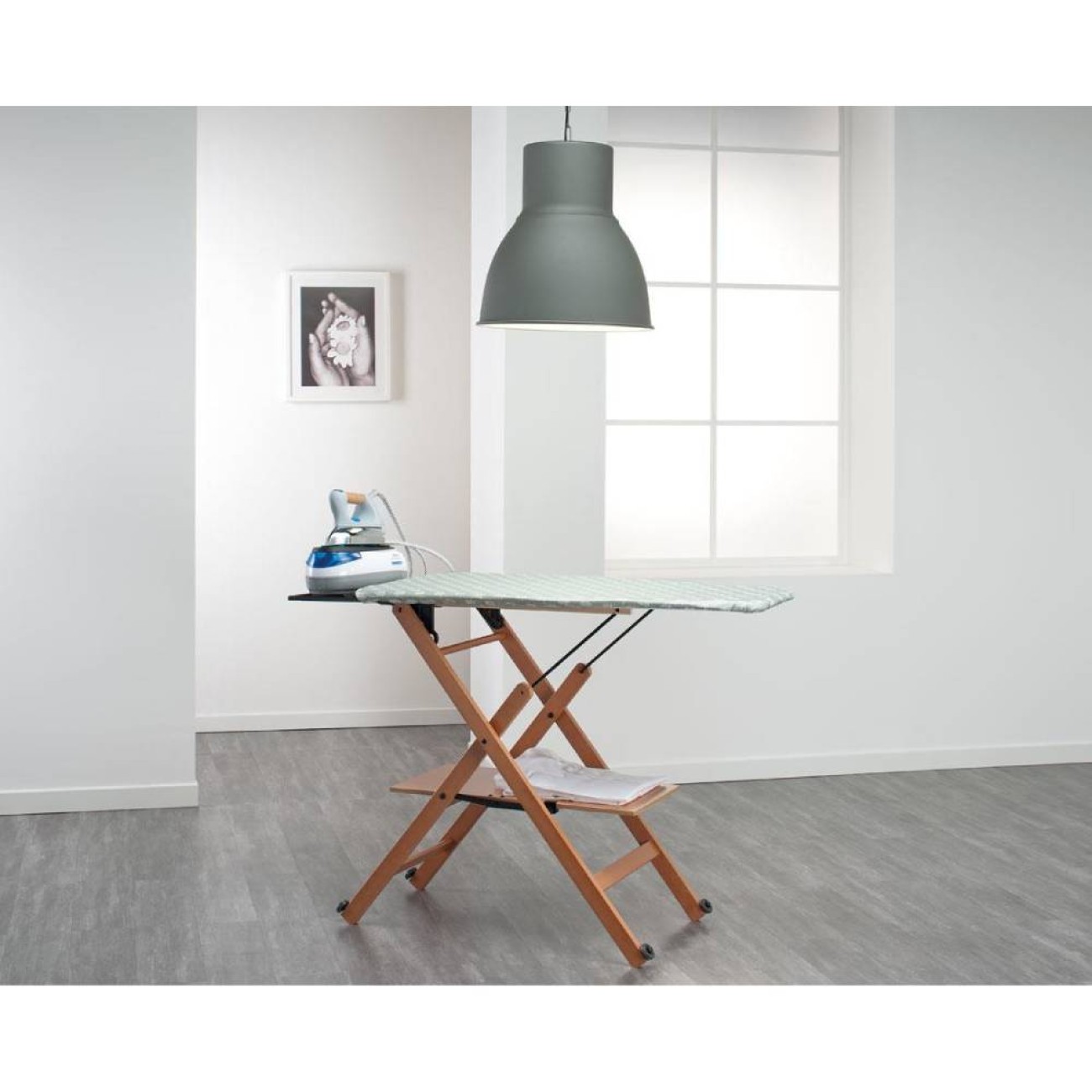 Foppapedretti Σιδερώστρα 123x50cm ξύλινη walnut σειρά Assai Σιδερώστρες/Απλώστρες