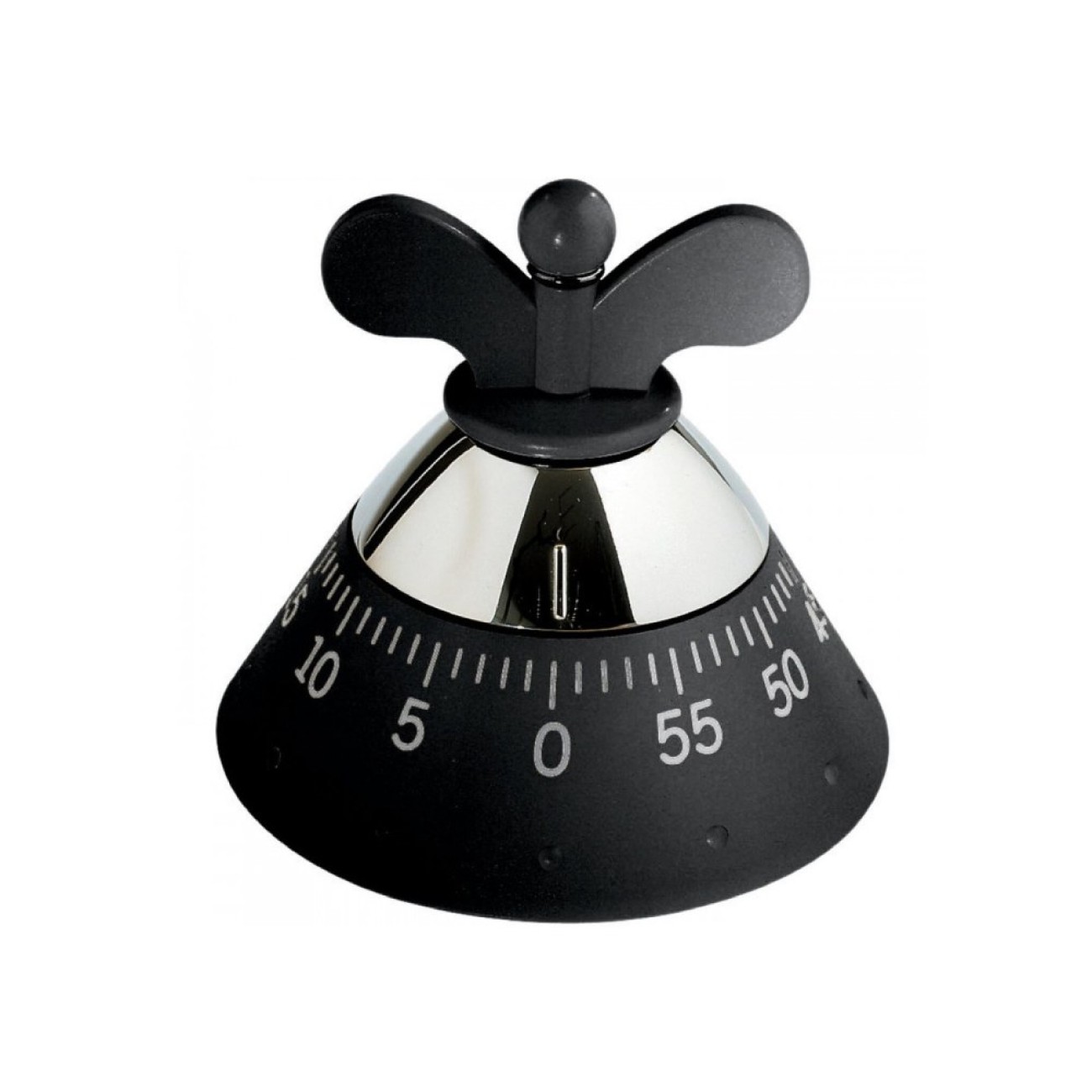 Alessi Χρονόμετρο κουζίνας μαύρο 9x10,5εκ σειρά Kitchentimer Εργαλεία & Gadgets