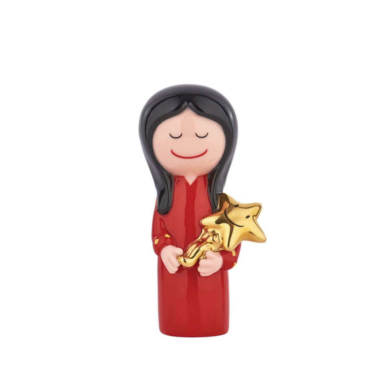 Alessi Φιγούρα πορσελάνινη Dona Stella σειρά Happy Eternity Baby Χριστουγεννιάτικα