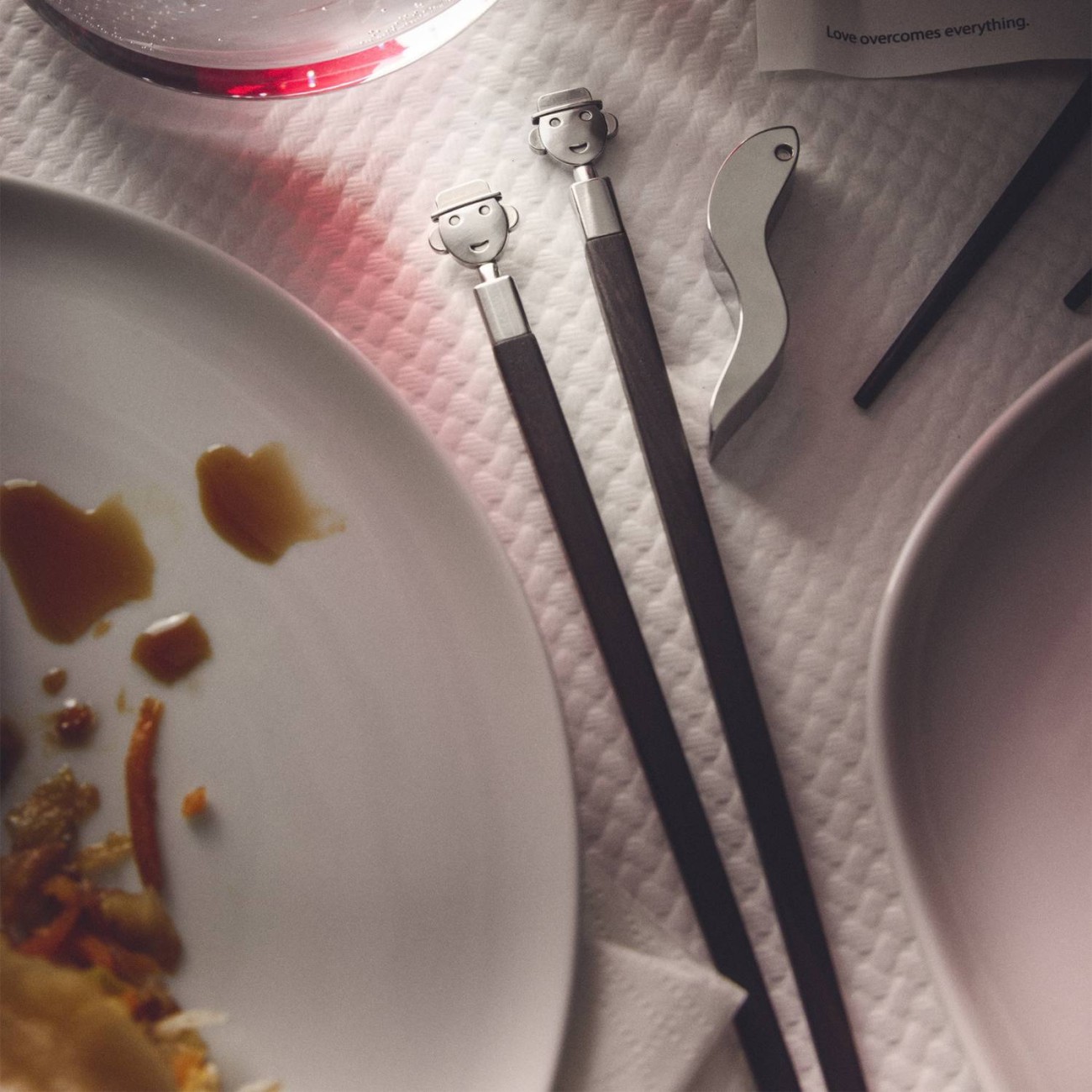 Alessi Σετ 2 τεμ chopsticks 24 εκ. σε βάση st.steel σειρά Alessandro Αξεσουάρ Σερβιρίσματος