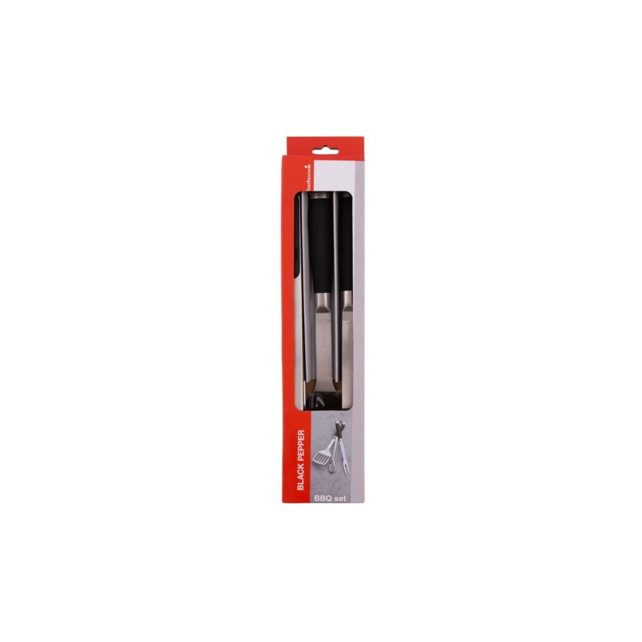 Barbecook Λαβίδες BBQ σετ 3 τεμ. σειρά Black Pepper BBQ Υγραερίου & Κάρβουνου