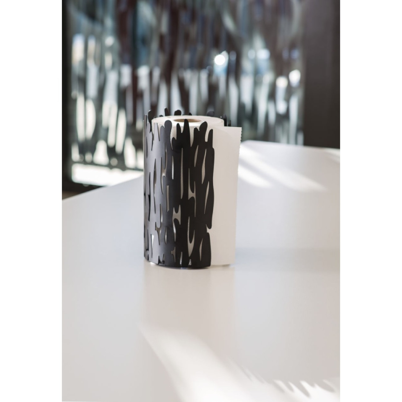 Alessi Βάση για χαρτί κουζίνας 24 εκ. μαύρη σειρά Barkroll Εργαλεία & Gadgets