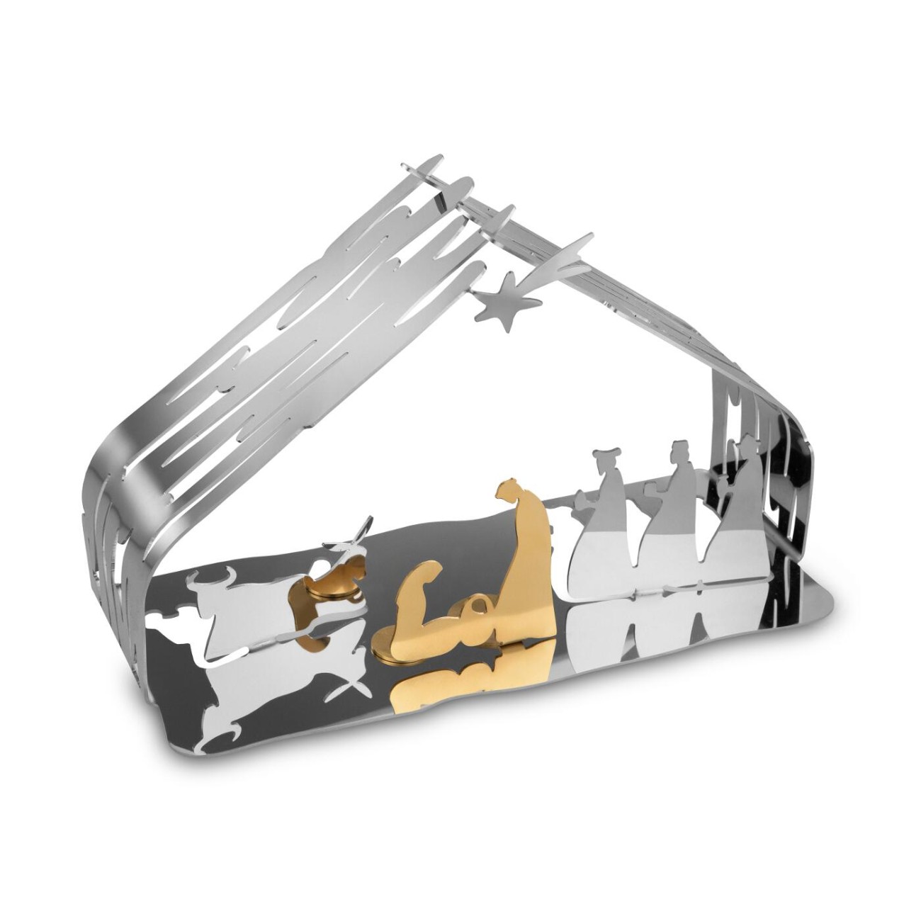 Alessi Φάτνη 23x13x10εκ Bark Crib σειρά Christmas 