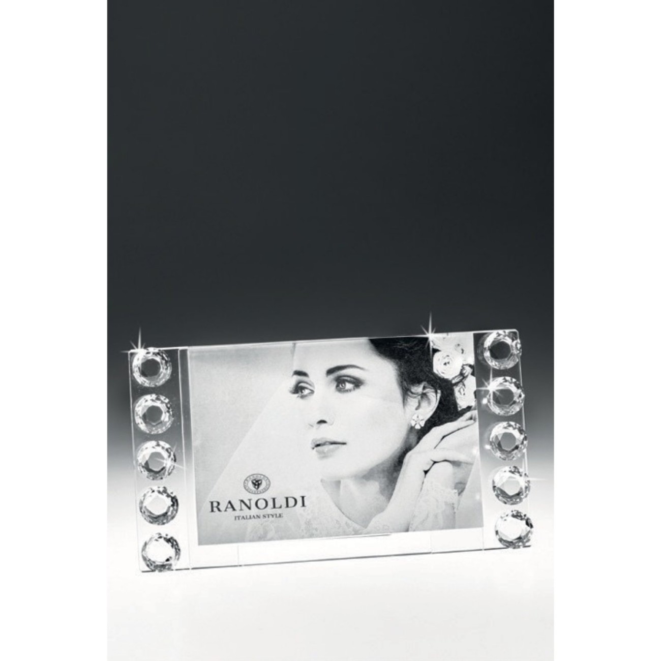 Ranoldi Φωτογραφοθήκη οριζόντια 15X10cm σειρά Dots Crystal Φωτογραφοθήκες (κορνίζες)
