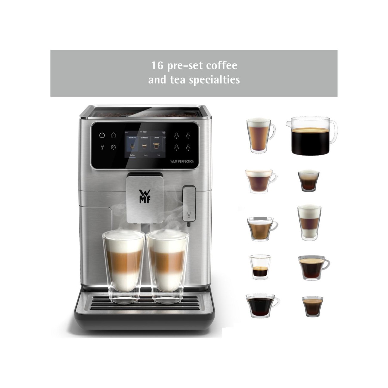 WMF Αυτόματη μηχανή εσπρέσσο Silver σειρά Perfection 640 Αυτόματες Καφετιέρες